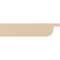Ekena Millwork 2in. W x 8in. H x 36in. L Del Monte Woodgrain TimberThane Rafter Tail, Primed Tan RFTUR02X08X36DELRCPR - alternate 2